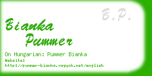 bianka pummer business card